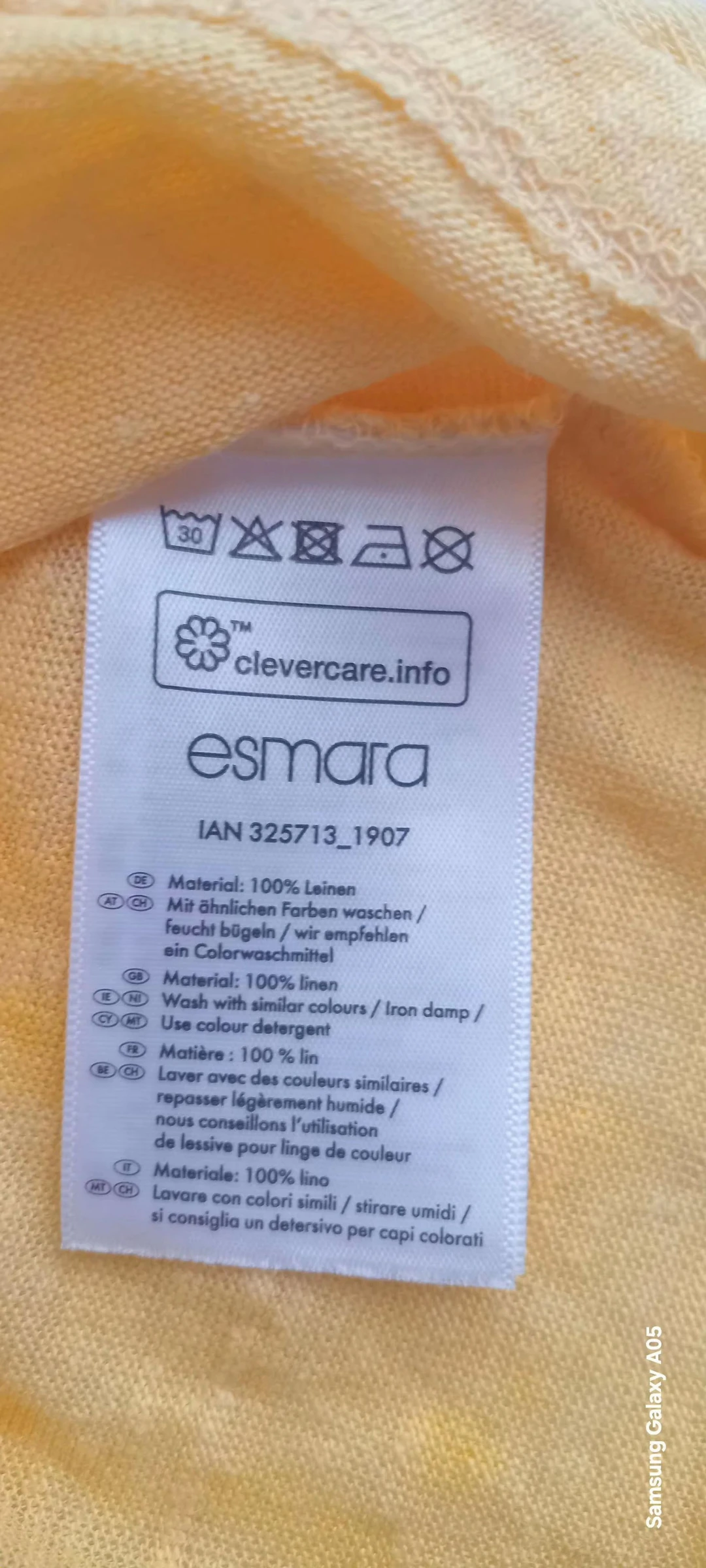 Top Lin amarelo PP(34/36) Esmara-Novo – photo 14